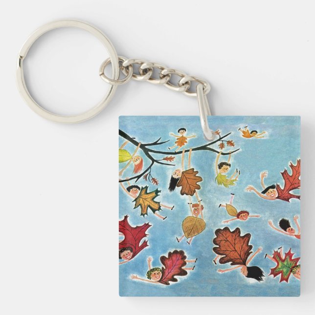 Leaf Kids Key Ring (Front)