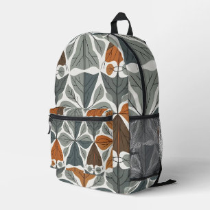 Leaf Loom Printed Backpack
