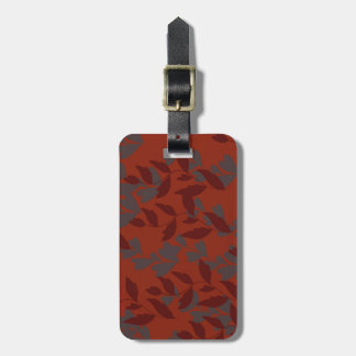 leaf luggage tag