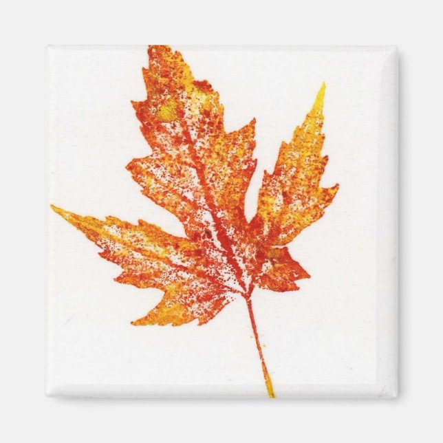 Leaf Nature Print Magnet (Front)