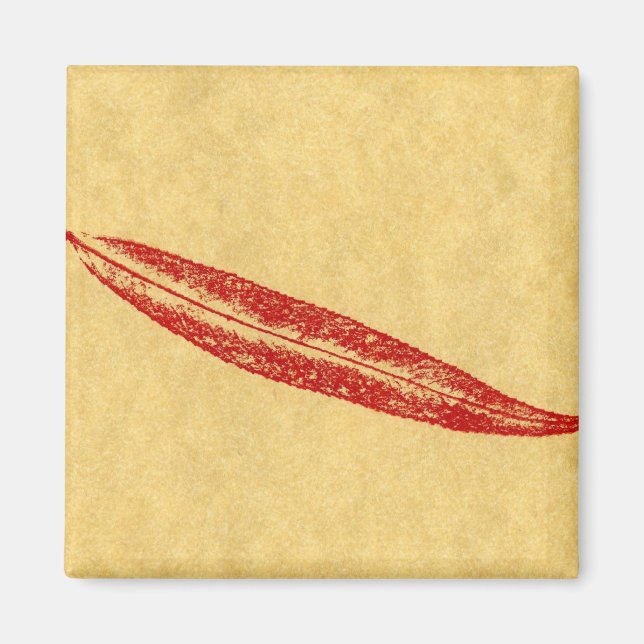 Leaf Nature Print Magnet (Front)