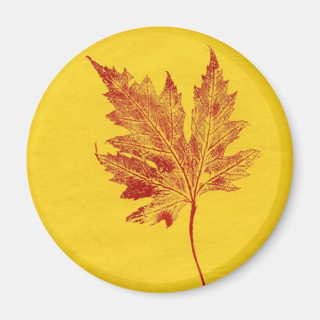 Leaf Nature Print Magnet (Front)