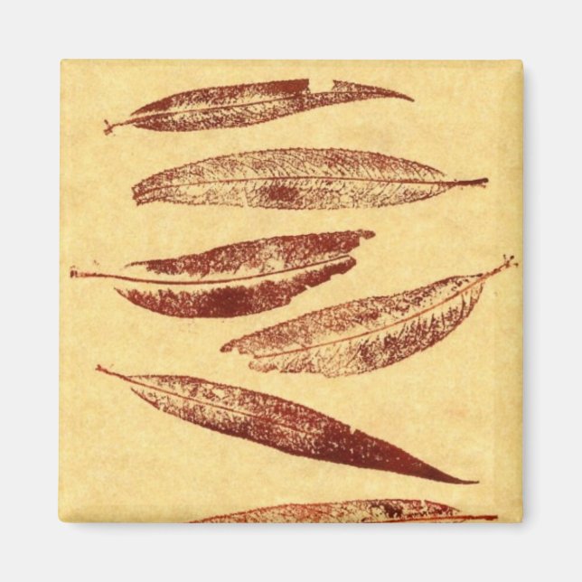 Leaf Nature Print Magnet (Front)
