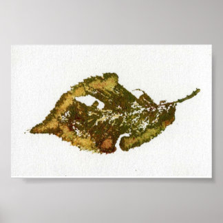 Leaf Nature Print Mini-Poster