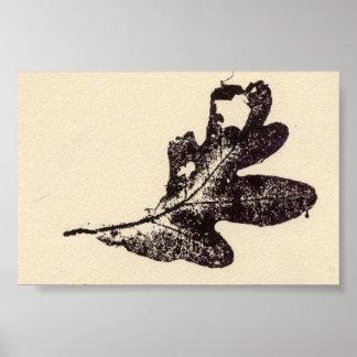 Leaf Nature Print Mini-Poster