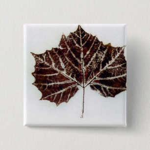Leaf Nature Prints Button