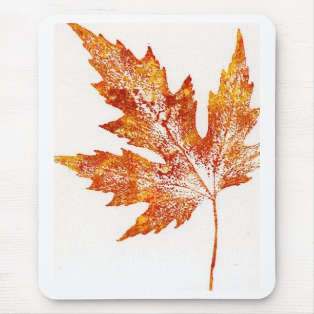 Leaf Nature Prints Mousepad (Front)