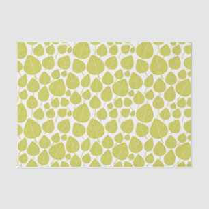 Leaf Pattern - Banana Green Tissue Paper