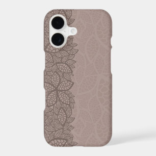 Leaf pattern border and background