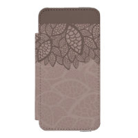 Leaf pattern border and background