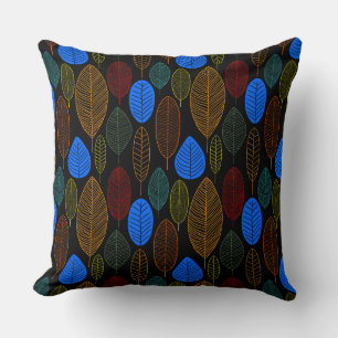 Leaf Pattern - Colours 02 Cushion