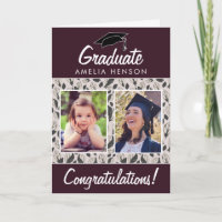 Leaf Pattern Congratulations Graduate 2 Photo