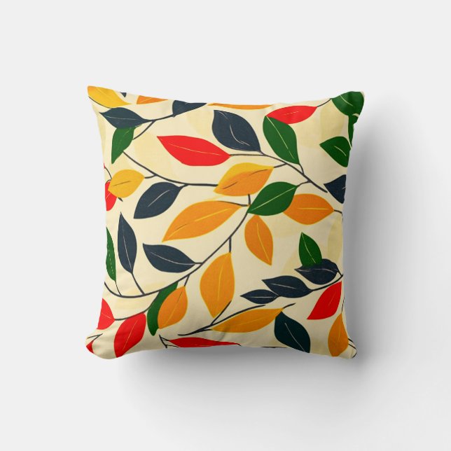 Leaf Pattern Cushion (Front)