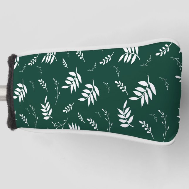leaf pattern golf head cover (Front)