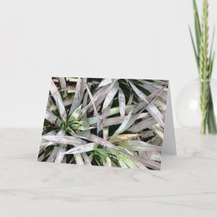 leaf pattern holiday card