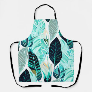 leaf pattern in greens apron