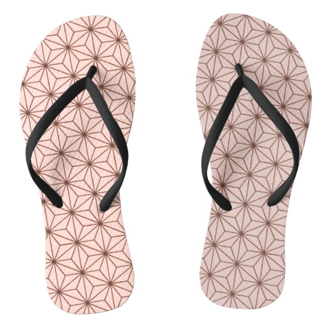 leaf pattern jandals (Footbed)