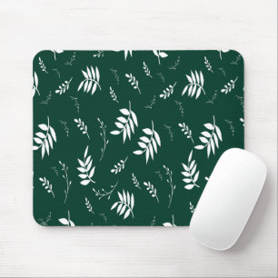 leaf pattern mouse pad