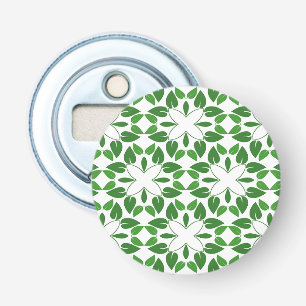 Leaf Pattern, Pattern Of Leaves, Green Leaves Bottle Opener