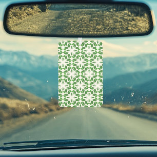 Leaf Pattern, Pattern Of Leaves, Green Leaves Car Air Freshener