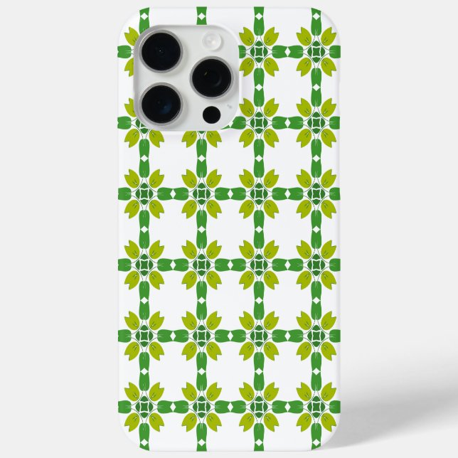 Leaf Pattern, Pattern Of Leaves, Green Leaves Case-Mate iPhone Case (Back)
