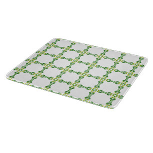 Leaf Pattern, Pattern Of Leaves, Green Leaves Cutting Board