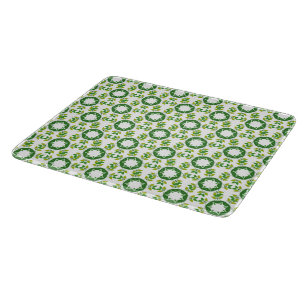 Leaf Pattern, Pattern Of Leaves, Green Leaves Cutting Board