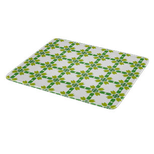 Leaf Pattern, Pattern Of Leaves, Green Leaves Cutting Board