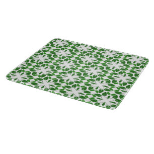 Leaf Pattern, Pattern Of Leaves, Green Leaves Cutting Board