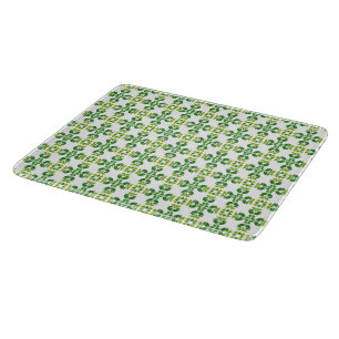 Leaf Pattern, Pattern Of Leaves, Green Leaves Cutting Board