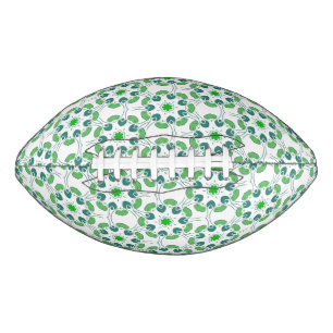 Leaf Pattern, Pattern Of Leaves, Green Leaves Football