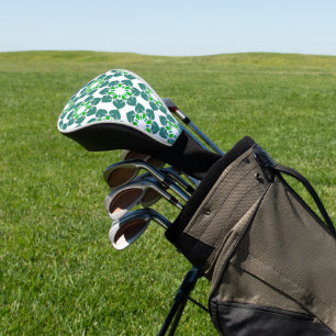 Leaf Pattern, Pattern Of Leaves, Green Leaves Golf Head Cover