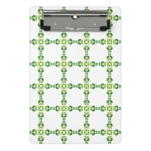 Leaf Pattern, Pattern Of Leaves, Green Leaves Mini Clipboard