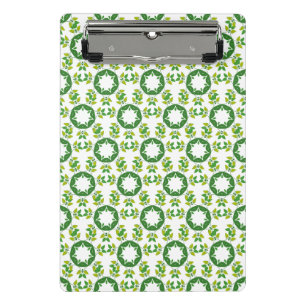 Leaf Pattern, Pattern Of Leaves, Green Leaves Mini Clipboard