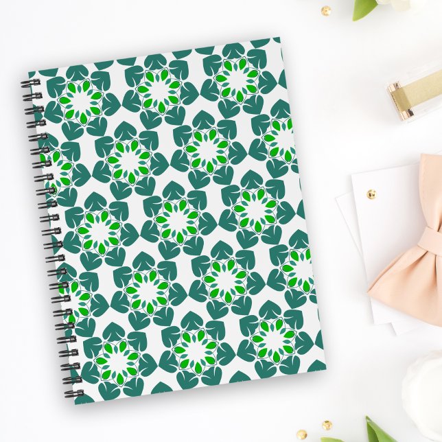 Leaf Pattern, Pattern Of Leaves, Green Leaves Planner (Creator Uploaded)