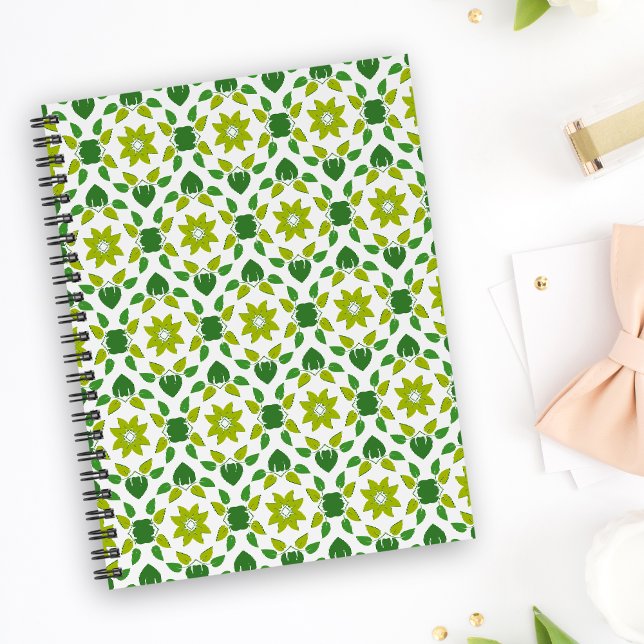 Leaf Pattern, Pattern Of Leaves, Green Leaves Planner (Creator Uploaded)