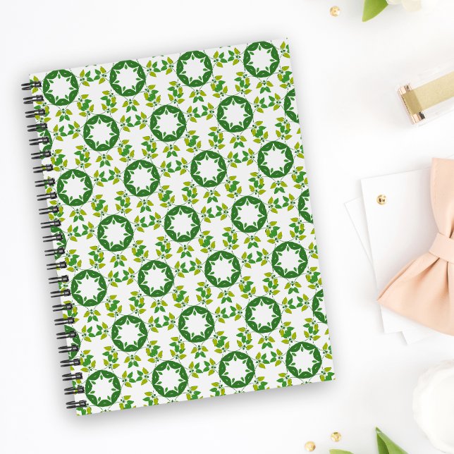 Leaf Pattern, Pattern Of Leaves, Green Leaves Planner (Creator Uploaded)