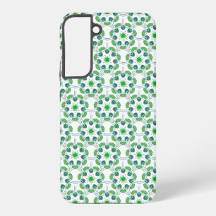 Leaf Pattern, Pattern Of Leaves, Green Leaves Samsung Galaxy Case