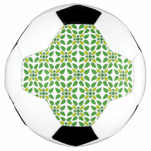 Leaf Pattern, Pattern Of Leaves, Green Leaves Soccer Ball