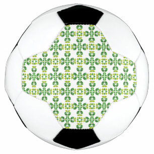 Leaf Pattern, Pattern Of Leaves, Green Leaves Soccer Ball