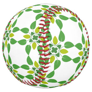 Leaf Pattern, Pattern Of Leaves, Green Leaves Softball