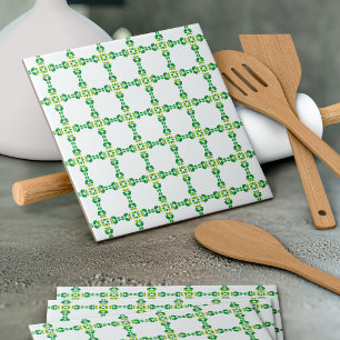 Leaf Pattern, Pattern Of Leaves, Green Leaves Tile