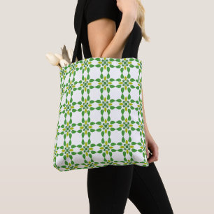 Leaf Pattern, Pattern Of Leaves, Green Leaves Tote Bag
