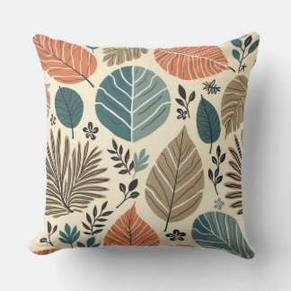 Leaf pattern pattern pillow cushion