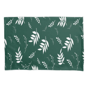 leaf pattern pillowcase