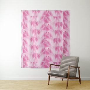 leaf Pattern, pink Tapestry