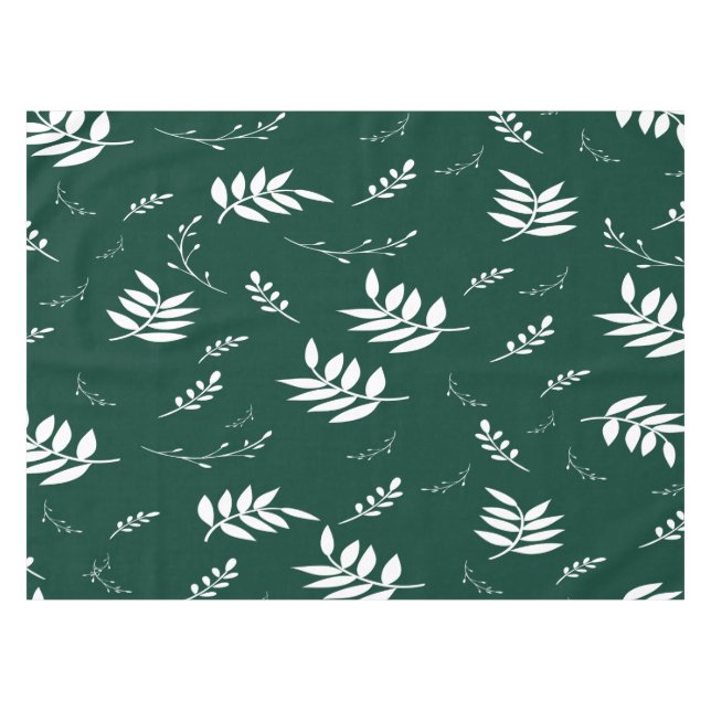 leaf pattern tablecloth (Front (Horizontal))