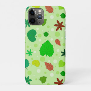 Leaf Pattern with Various Shapes and Colours Case-Mate iPhone Case