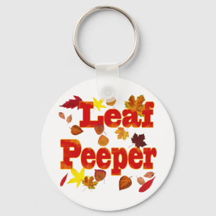 Leaf Peeper Key Ring