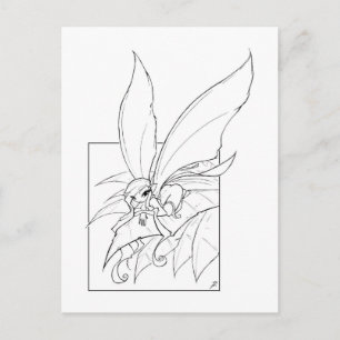 Leaf Pixi Postcard